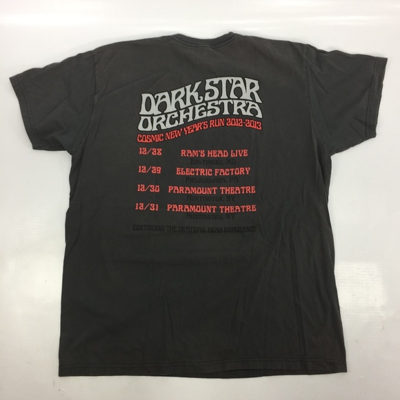 DARKSTAR ORCHESTRA Tour T-shirt Gray 2XL Deadheads - Picture 2 of 3